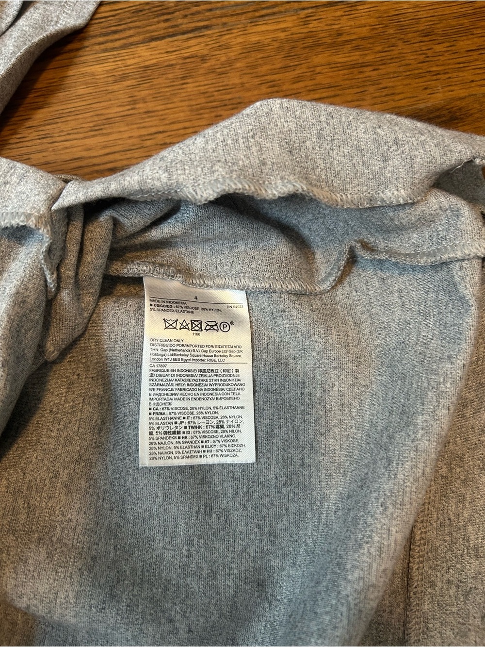 Banana Republic Light Heather Gray Asymmetrical Knit Mini Dress - Picture 10 of 11